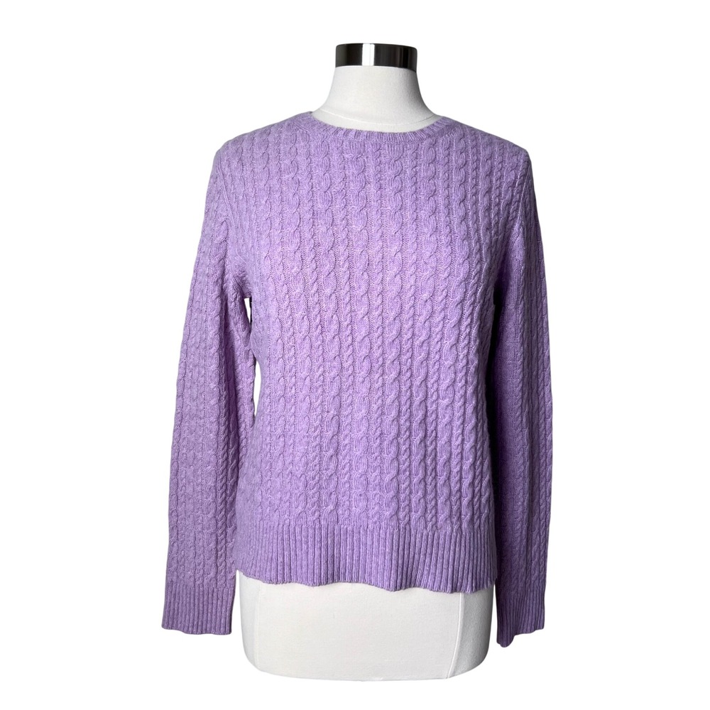 Vintage‎ EXPRESS DESIGN STUDIO Cable Knit Wool Cashmere Pullover Sweater Large